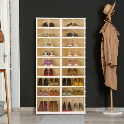Étagère à chaussures pliable