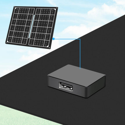 Faltbares Solarpanel mit USB-Ladegerät 1 x USB-A 7W