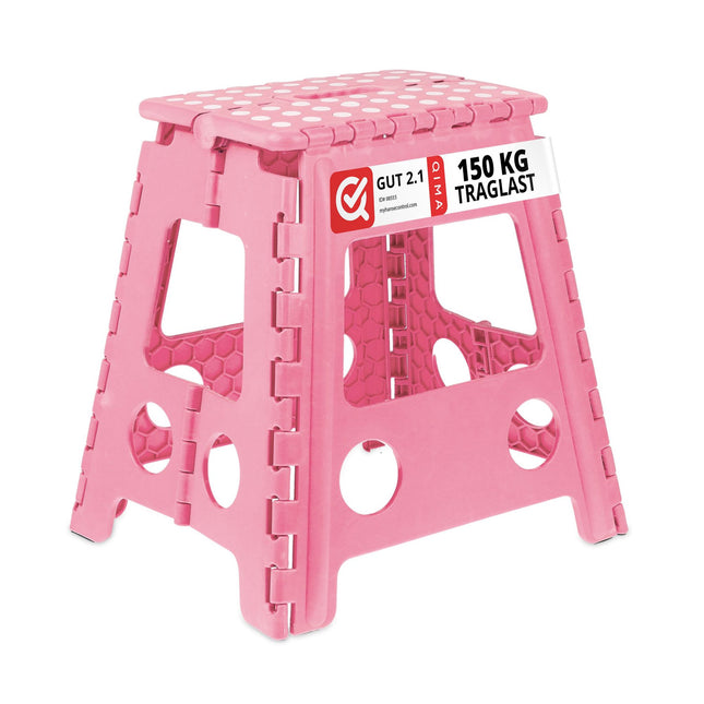 Tabouret pliable XL rose