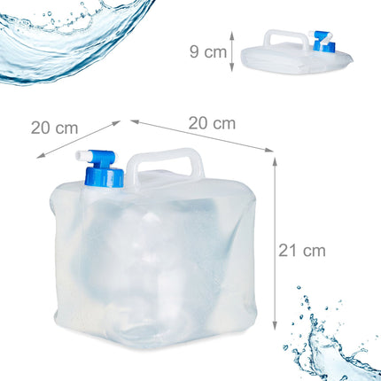 Faltbare Wasserkanister, 4er-Pack