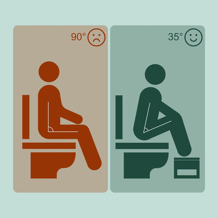 Folding Bamboo Toilet Stool – Non-Slip, Space-Saving
