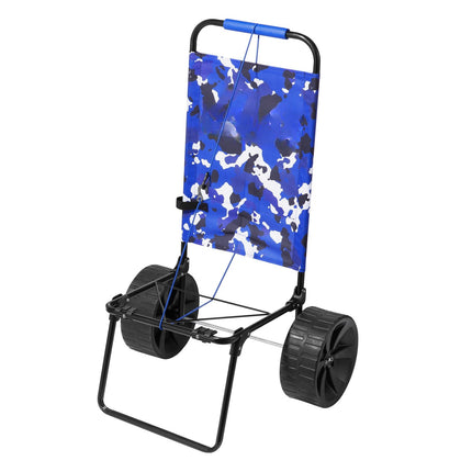 Folding Beach Dolly Cart – 10 Inch Wheels, 69 lb Capacity