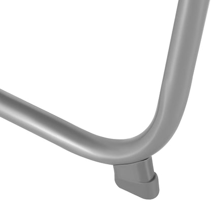Chaise de camping pliante, bleu-blanc, design portable