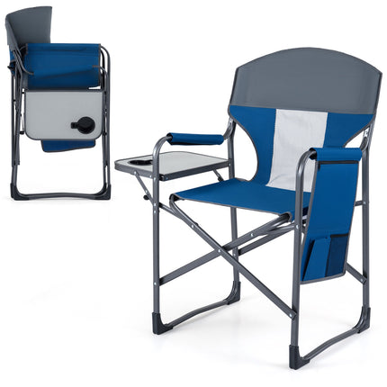 Faltbarer Campingstuhl – Getränkehalter, Tasche, 180 kg Traglast