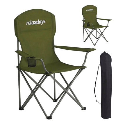 Ensemble de 2 chaises de camping pliantes - avec sac de transport