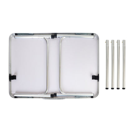 Table de camping pliante, hauteur réglable, portable