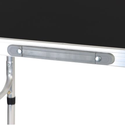 Table de camping pliante, hauteur réglable, portable