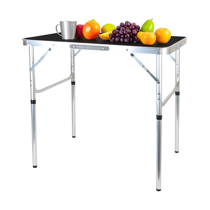 Table de camping pliante, hauteur réglable, portable