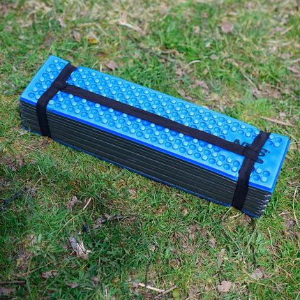 Tapis d'exercice pliable, 188 cm, bleu