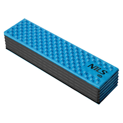 Tapis d'exercice pliable, 188 cm, bleu