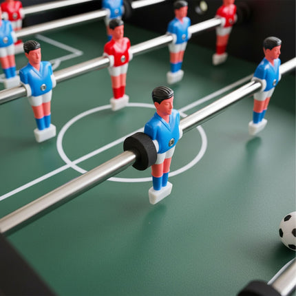 Baby-foot pliable avec poignées antidérapantes