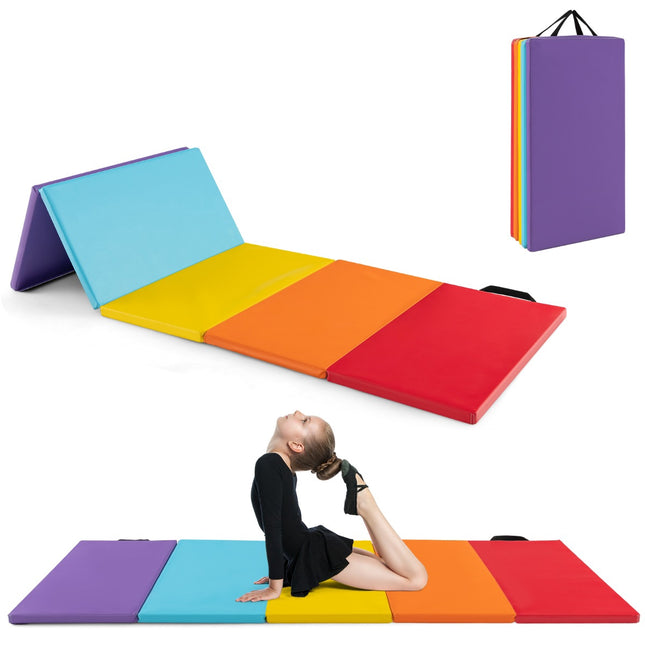 Tapis de gymnastique pliable, 5 panneaux, 79 x 29,5 x 1,2 po