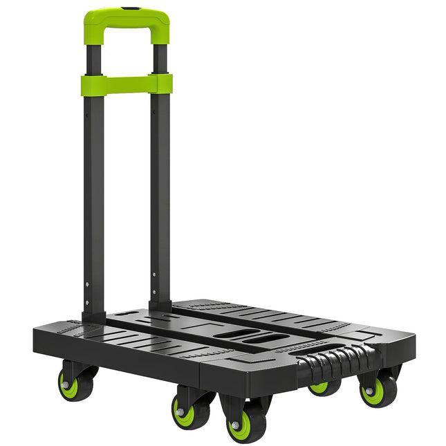 Klappbarer Sackkarren, verstellbarer Griff, 49x35x102 cm