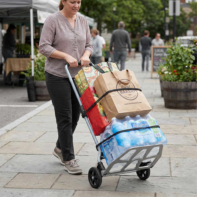Klappbarer Sackkarren, 120 kg Tragkraft, Teleskopgriff