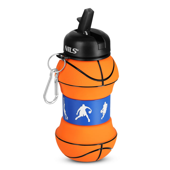 Gobelet pliable en silicone 550 ml - Motif basket-ball