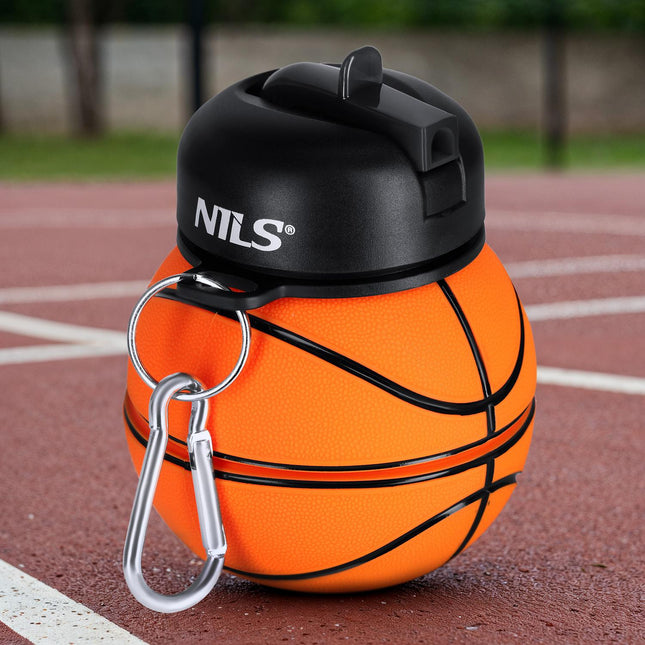 Gobelet pliable en silicone 550 ml - Motif basket-ball