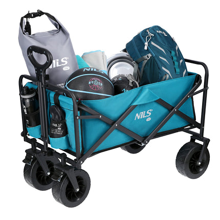 Wagon pliable, vert, capacité 100 L