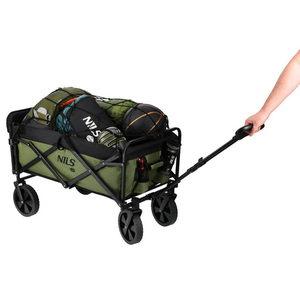 Wagon pliable, vert, capacité 150 L