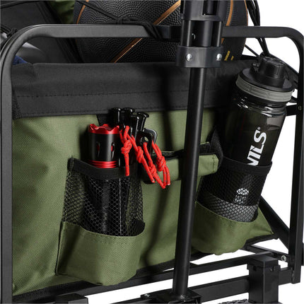 Wagon pliable, vert, capacité 150 L