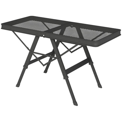 Faltbarer Aluminium-Campingtisch – Höhenverstellbar, 90x40,5 cm