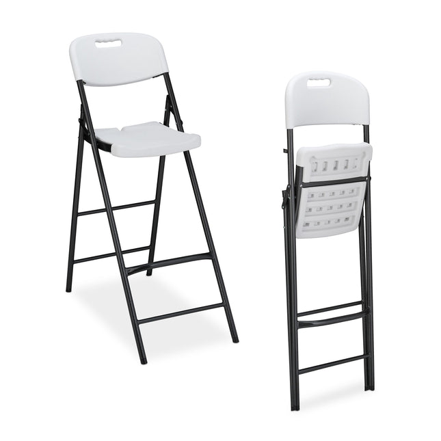 Tabouret de bar pliant lot de 2