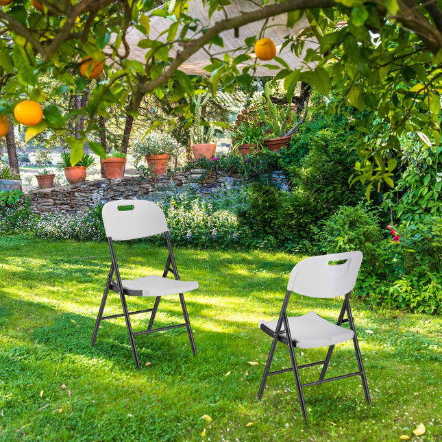 Chaise pliante pour le jardin en lot de 2