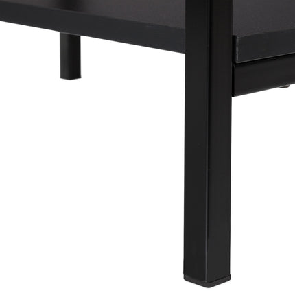 Bureau pliant avec 3 étagères