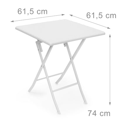Table de jardin pliante BASTIAN