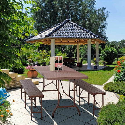 Table de jardin pliante