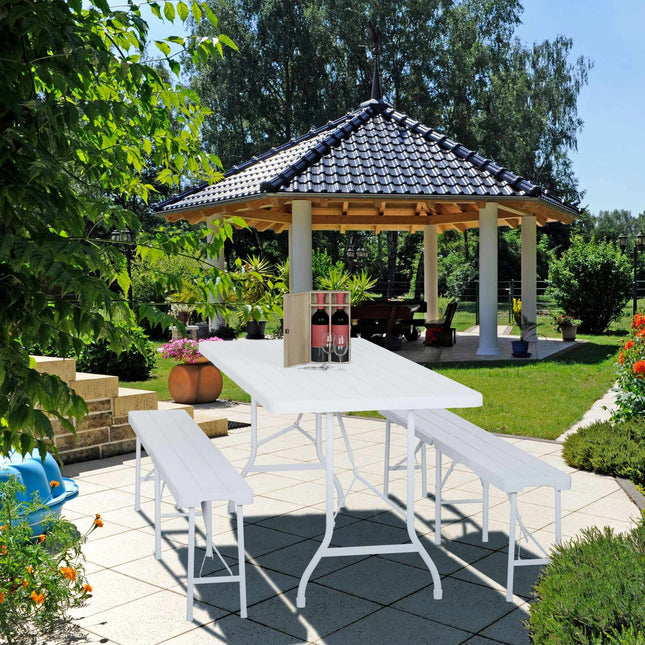 Table de jardin pliante