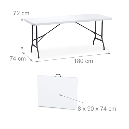Klappbarer Gartentisch
