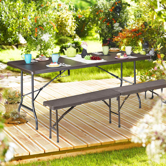 Table de jardin pliante
