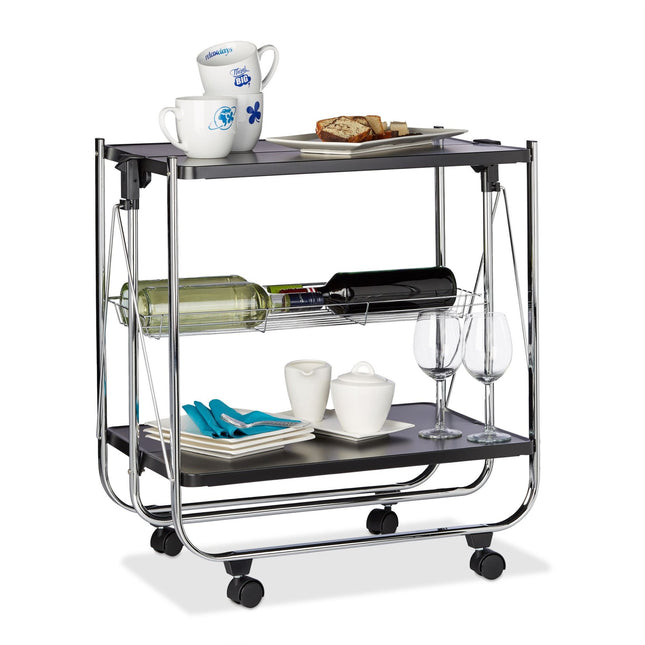 Chariot de service pliable