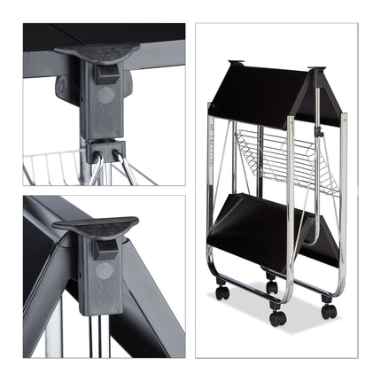 Chariot de service pliable