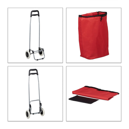 chariot de courses pliable