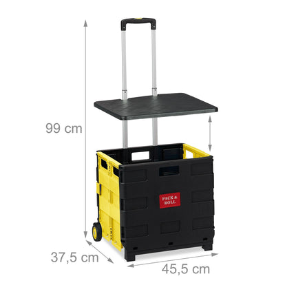 Zusammenklappbarer Einkaufswagen