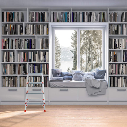 Escabeau pliant en aluminium