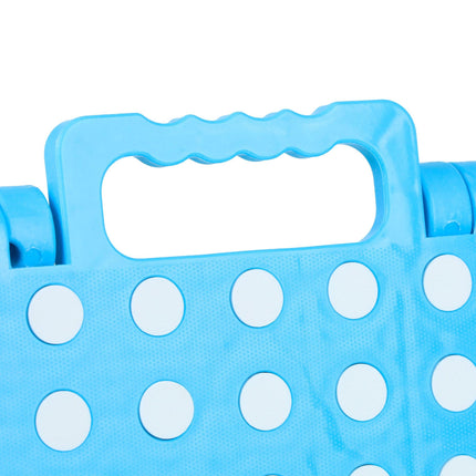 Tabouret pliant XL bleu