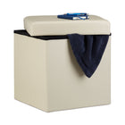Folding stool artificial leather