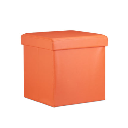 Tabouret pliant en cuir artificiel