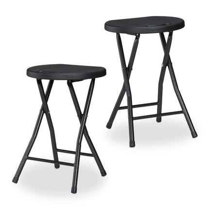 Lot de 2 tabourets pliants