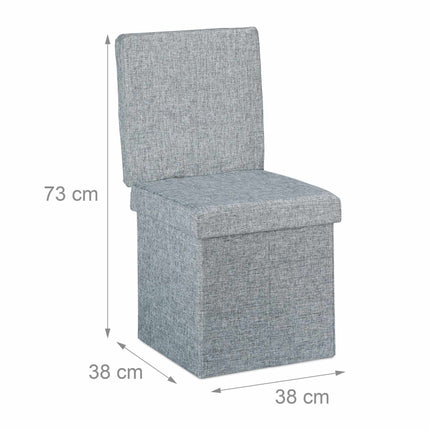 Tabouret pliant avec dossier