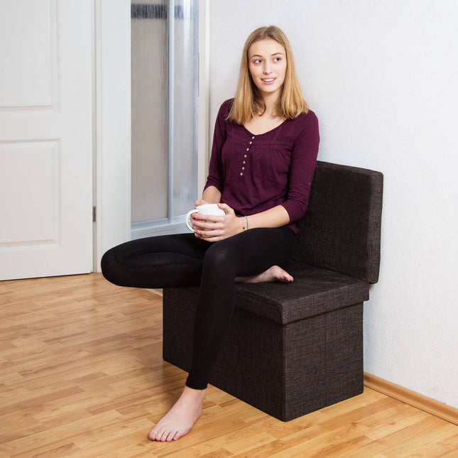 Tabouret pliant avec dossier L