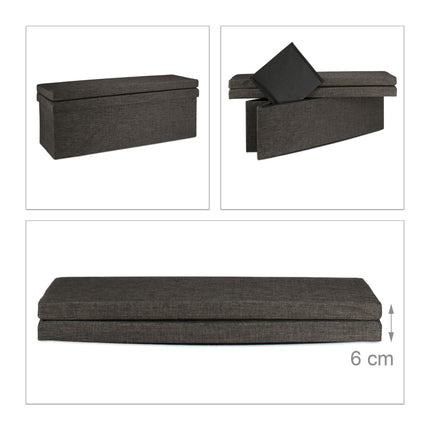 Tabouret pliant avec dossier XL