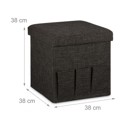 Tabouret pliant avec poches Linne