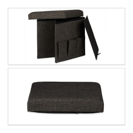 Tabouret pliant avec poches Linne
