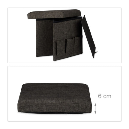 Tabouret pliant avec poches Linne