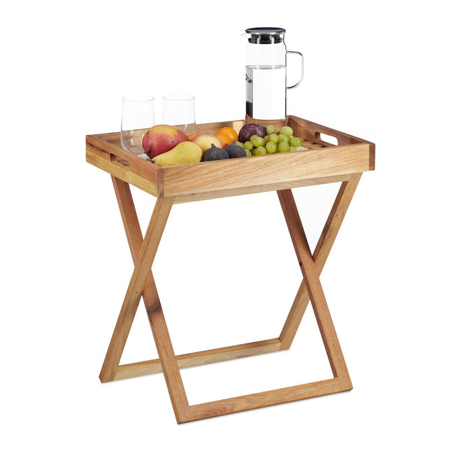 Klapptisch aus Nussbaum