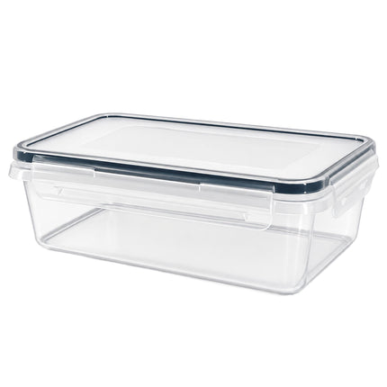 Food Storage Container Set of 10 with Airtight Click Lids, Freezer Safe, Clear