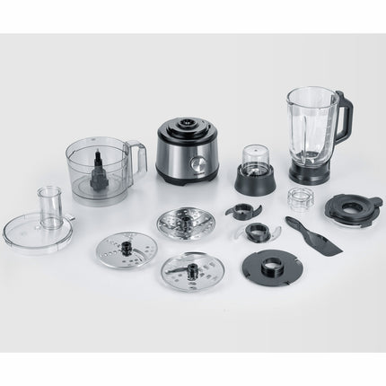 Küchenmaschine 1200 W Mixer, Schüssel, Reibscheiben,